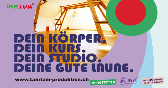 Willkommen bei TAMTAM Dein Körper Dein Studio Dein Kurs Deine gute Laune